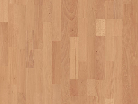 BOEN Beech Andante Engineered 3-Strip Flooring, Matt Lacquered, 215x3x14 Mm