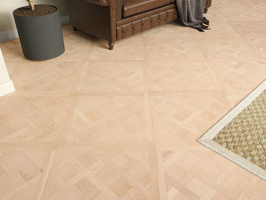 Timbercraft Fontainebleau Oak Versailles Panels Flooring, Brushed & Oiled, 600x3x14 mm