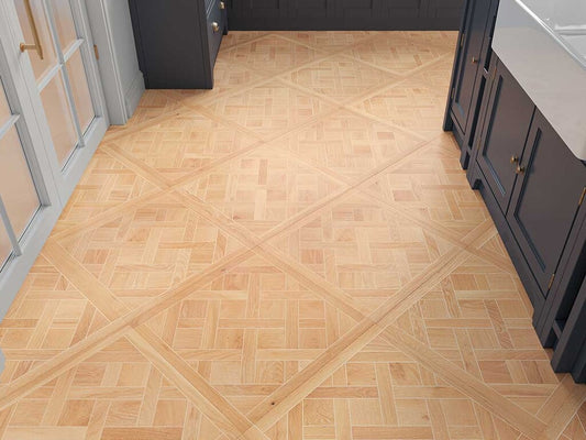 Timbercraft Chantilly Oak Versailles Panels Flooring, Brushed & Oiled, 600x3x14 mm