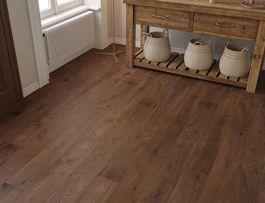 Timberlock Highgate Engineered Oak Flooring, Brushed & Oiled, 190x4x15 mm