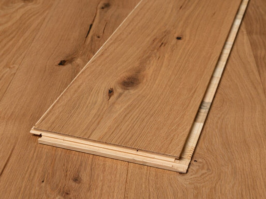 Timberlock Engineered Oak Flooring, Brushed & Matt Lacquered, 190x3x15 Mm