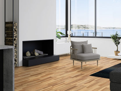 BOEN Ash Marcato Engineered 3-Strip Flooring, Matt Lacquered, 215x3x14 Mm