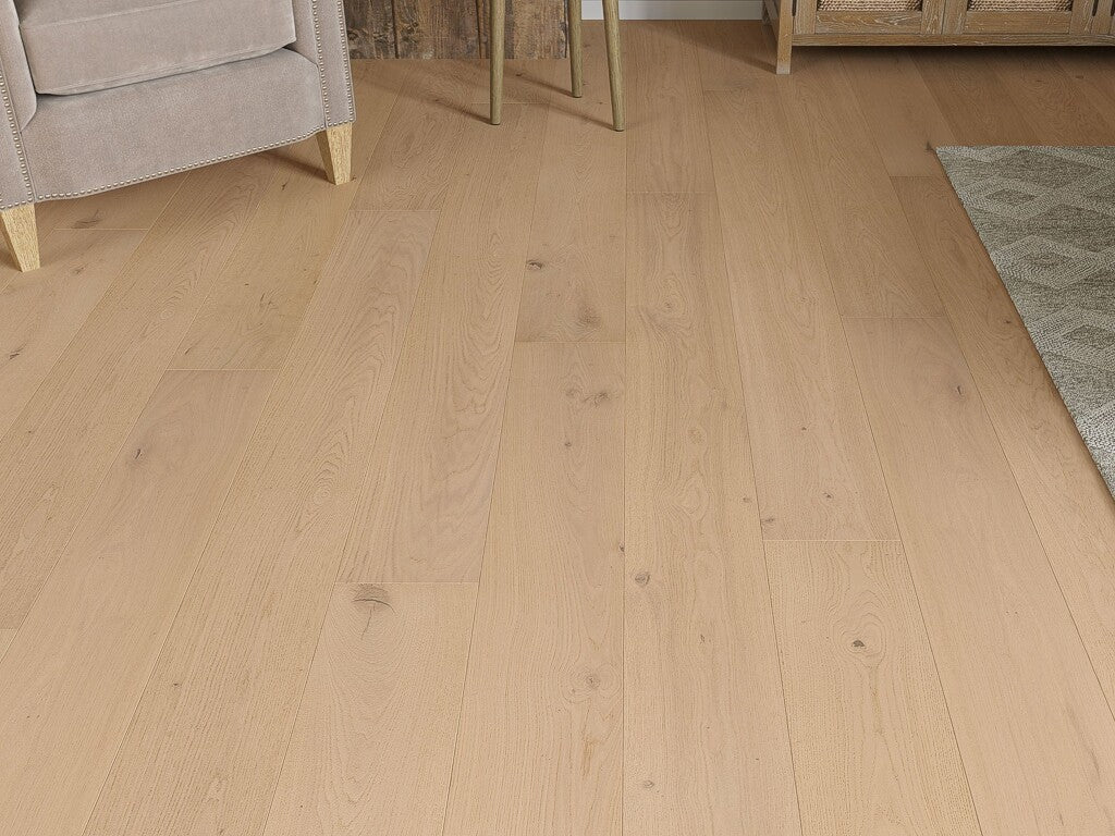 Timberlay Ivorywood Engineered Oak Flooring, Invisible, Oiled, 190x3x14 mm