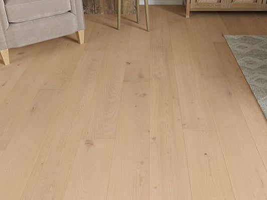 Timberlay Ivorywood Engineered Oak Flooring, Invisible, Oiled, 190x3x14 mm