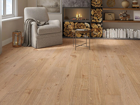 Timberlay Forest Hill Engineered Oak Flooring, Smoked, Brushed & Oiled, 190x3x14 mm