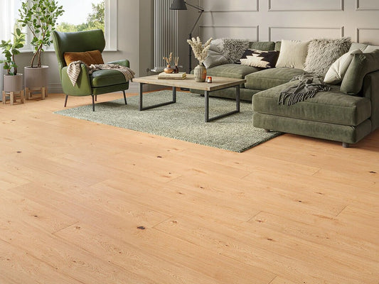 Timberlay Mayfair Engineered Oak Flooring, Brushed & Matt Lacquered, 190x6x20 mm