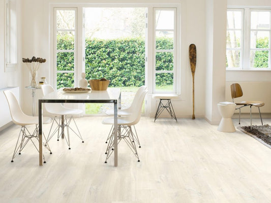 QuickStep Creo Charlotte Oak White Laminate Flooring