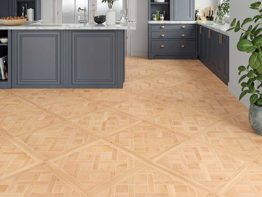 Timbercraft Chantilly Oak Versailles Panels Flooring, Brushed & Oiled, 600x3x14 mm
