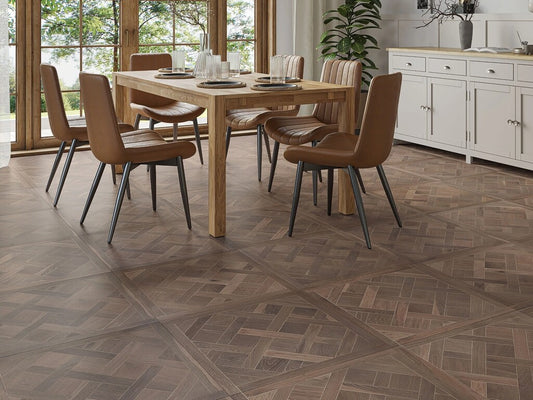 Timbercraft Venice Oak Versailles Panels Flooring, Brushed & Oiled, 600x3x14 mm