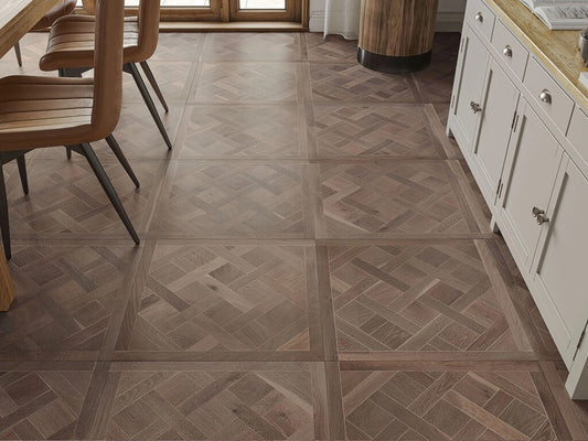 Timbercraft Venice Oak Versailles Panels Flooring, Brushed & Oiled, 600x3x14 mm