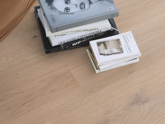 BOEN Oak White Animoso Engineered Flooring, Matt Lacquered, 138x3.5x14 Mm