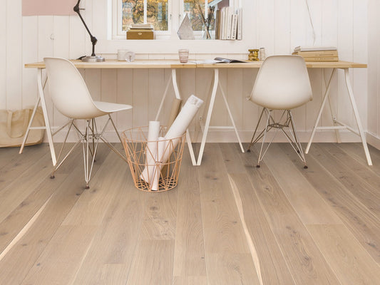 BOEN Oak White Animoso Engineered Flooring, Matt Lacquered, 138x3.5x14 Mm