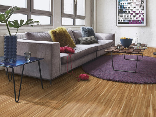 BOEN Oak Fineline Engineered Flooring, Matt Lacquered, 138x3.5x14 Mm