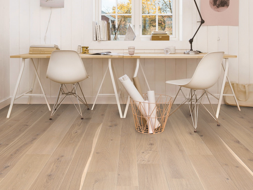 BOEN Oak White Animoso Engineered Flooring, Matt Lacquered, 14x181x2200 Mm