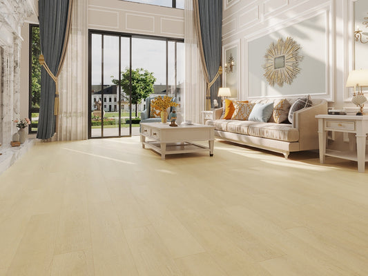Everlock Clay Oak SPC Vinyl Flooring, 181 mm