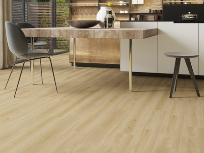 Everlock Soft Oak SPC Vinyl Flooring, 181 mm