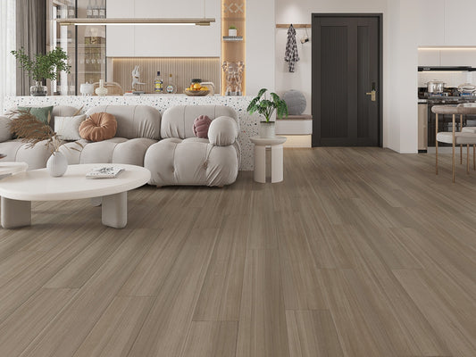 Everlock Graphite Oak SPC Vinyl Flooring, 181 mm
