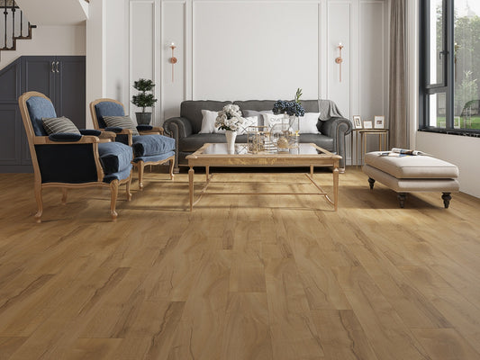Everlock Challet Oak SPC Vinyl Flooring, 181 mm