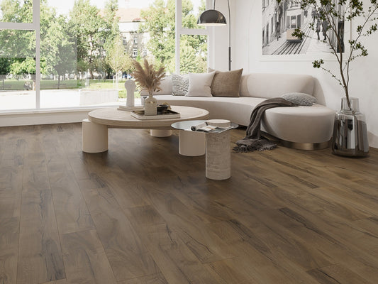 Everlock Cottage Oak SPC Vinyl Flooring, 181 mm