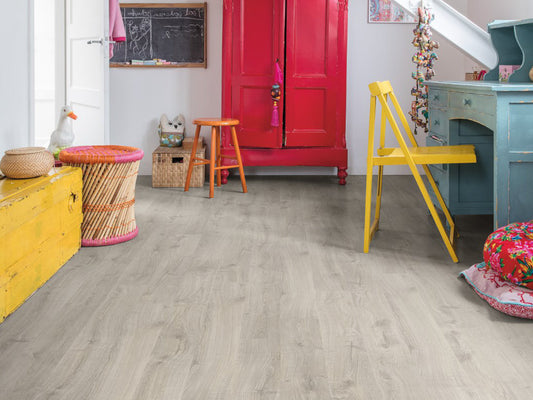QuickStep Eligna Newcastle Oak Grey Laminate Flooring