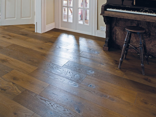 Elka Caramel Oak Engineered Flooring, Oiled, 189x3x14 Mm