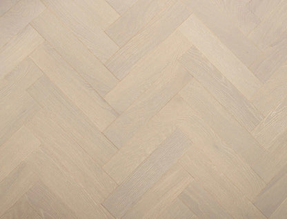 Timbercraft Mercia Oak Parquet Flooring, Brushed & Lacquered, 80x350x20 mm