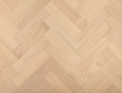 Timbercraft Rosedale Herringbone Oak Parquet Flooring, Invisible, Oiled, 80x350x20 mm