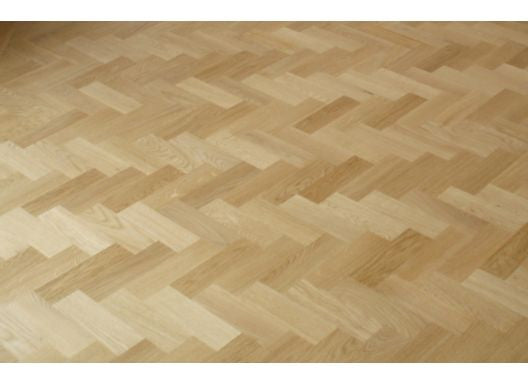 Timbercraft Oak Parquet Flooring, Prime, Unfinished, 70x22x230 Mm