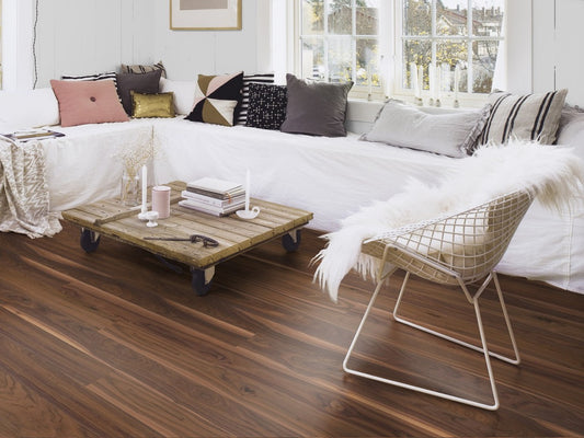 BOEN Walnut American Animoso Engineered Flooring, Matt Lacquered, 138x3.5x14 Mm