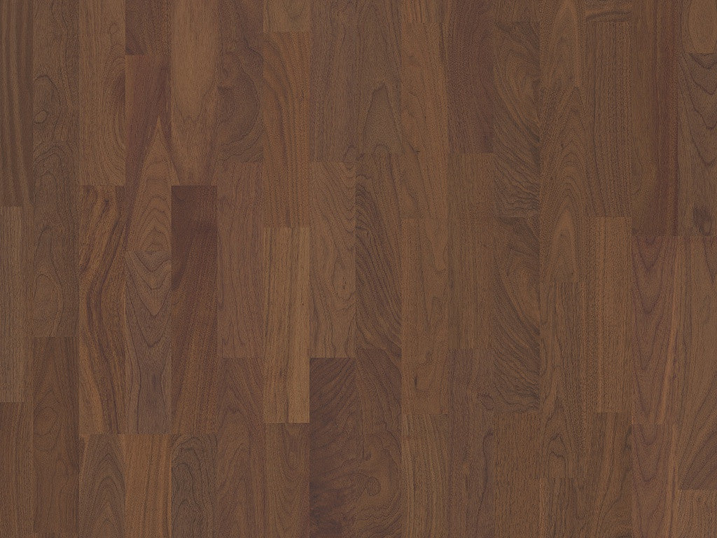 BOEN Walnut American Andante Engineered 3-Strip Flooring, Matt Lacquered, 215x3x14 Mm