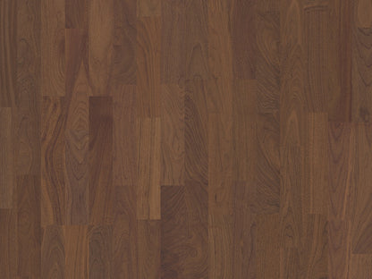 BOEN Walnut American Andante Engineered 3-Strip Flooring, Matt Lacquered, 215x3x14 Mm