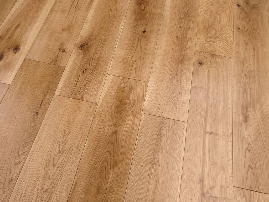 Timberlay Solid Oak Wood Flooring, Lacquered, 125x18 Mm