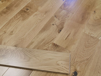 Timberlay Solid Oak Wood Flooring, Lacquered, 150x18 Mm