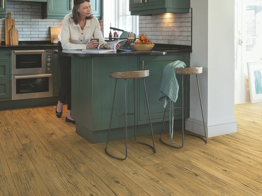 QuickStep Capture Brushed Oak Beige Laminate Flooring