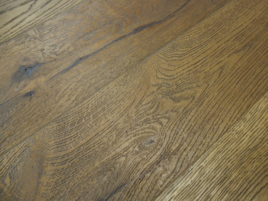Timberlay Engineered Oak Flooring, Antique Light Brown, Distressed & Oiled, 190x6x20 mm