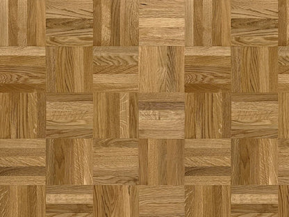 Timbercraft Oak Mosaics Fingers Parquet Flooring, Prime, Unfinished, 480x480x8 Mm