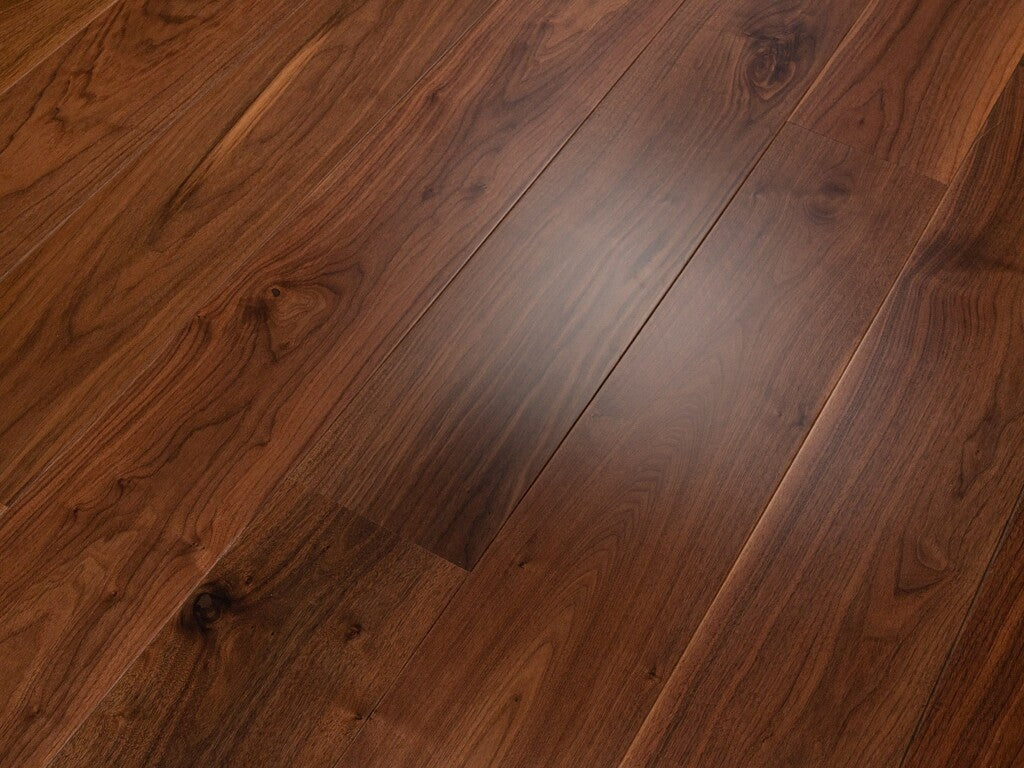 Timberlay Engineered Walnut Wood Flooring, 190x4x20 Mm