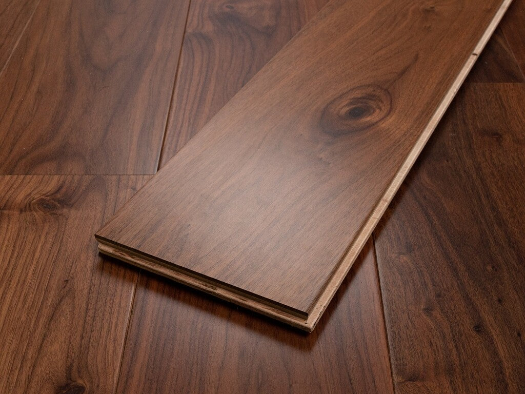Timberlay Engineered Walnut Wood Flooring, 190x4x20 Mm