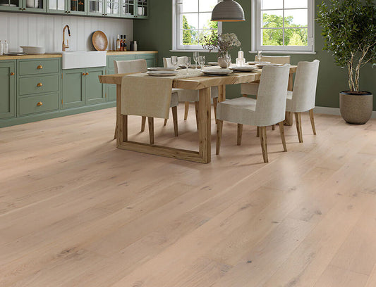 Timberlock Wimbledon Engineered Oak Flooring, Brushed & Oiled, 190x4x15 mm