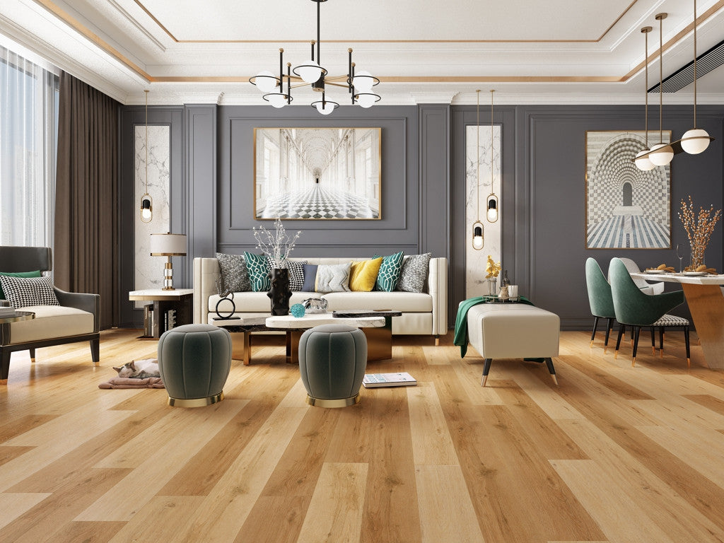 Everlock Titan Nutmeg Brown LVT Flooring